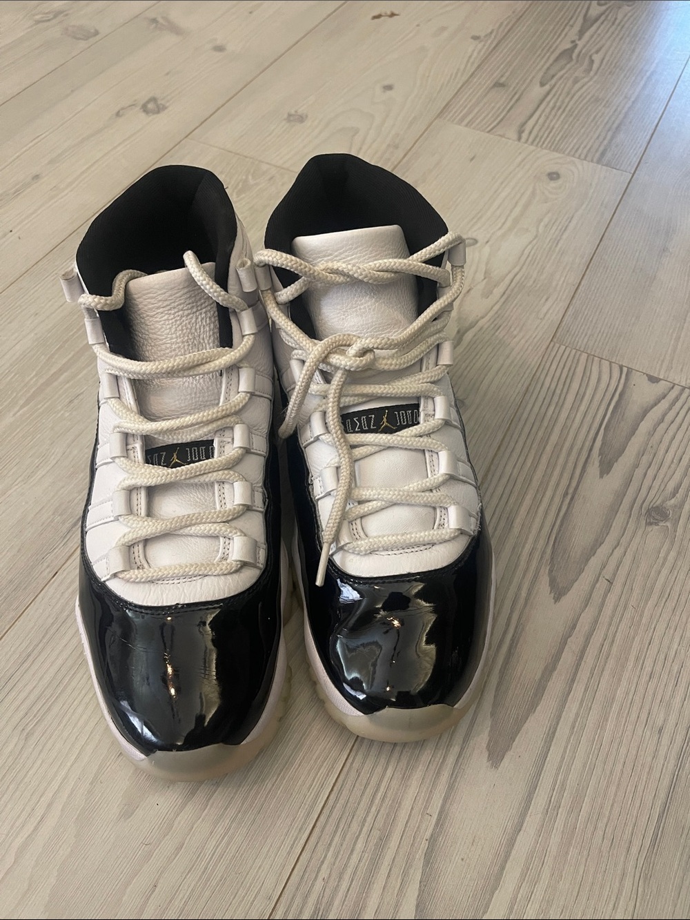 Jordan 11 Sneakers in Black and White